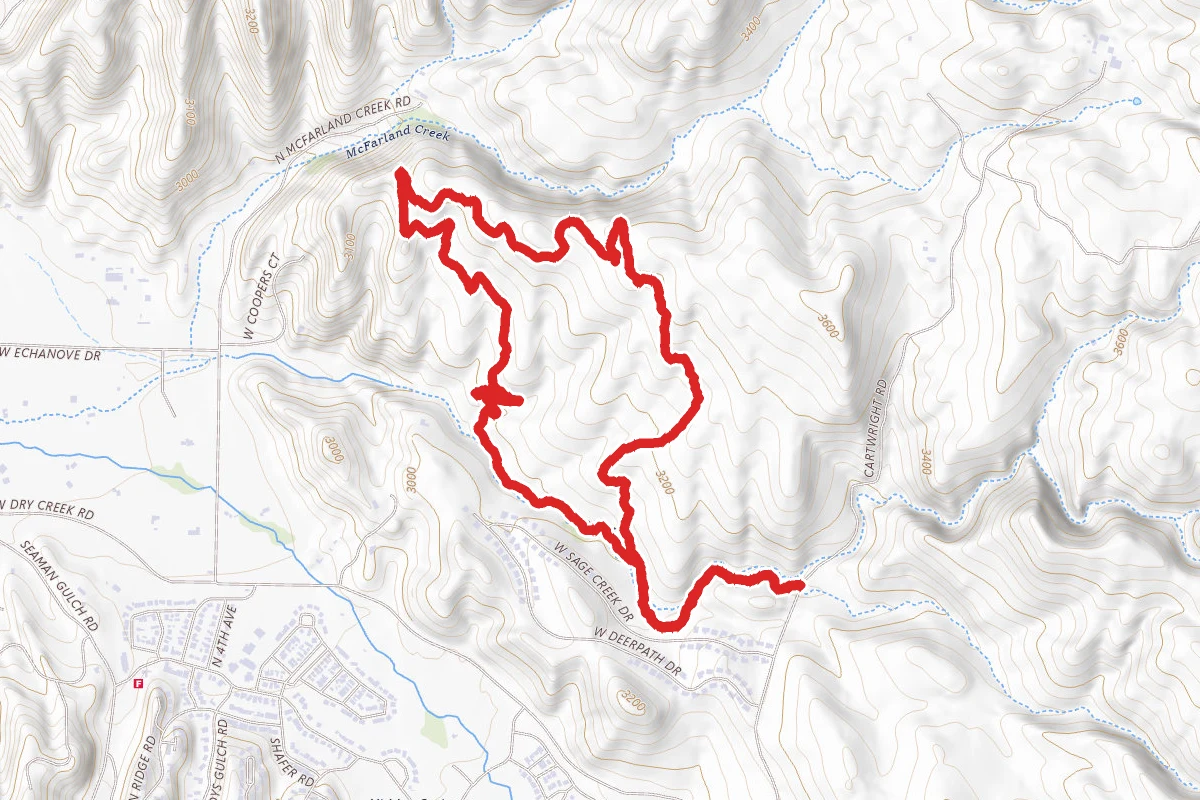 Currant Creek, Landslide Loop and Red Tail Loop