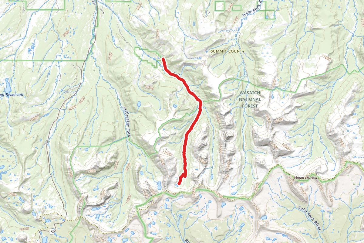 Priord and Norice Lakes Trail