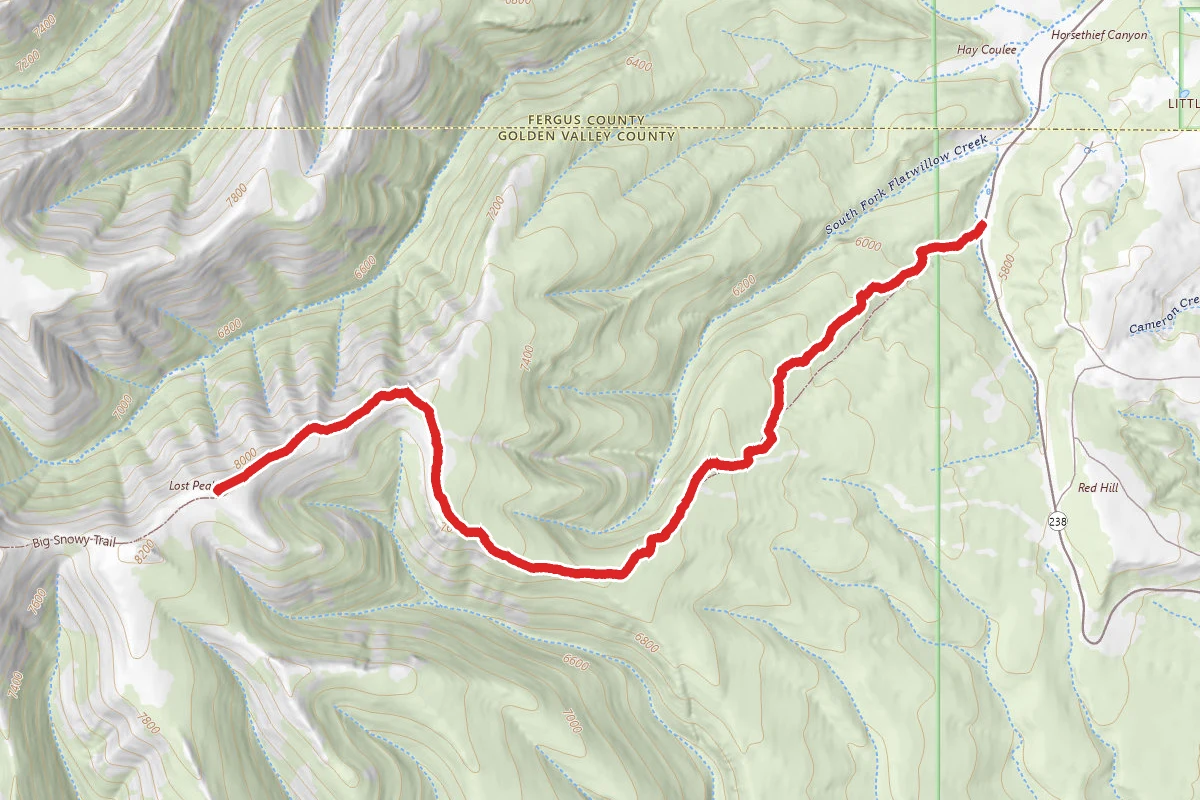 Lost Peak Via Big Snowy Trail #650