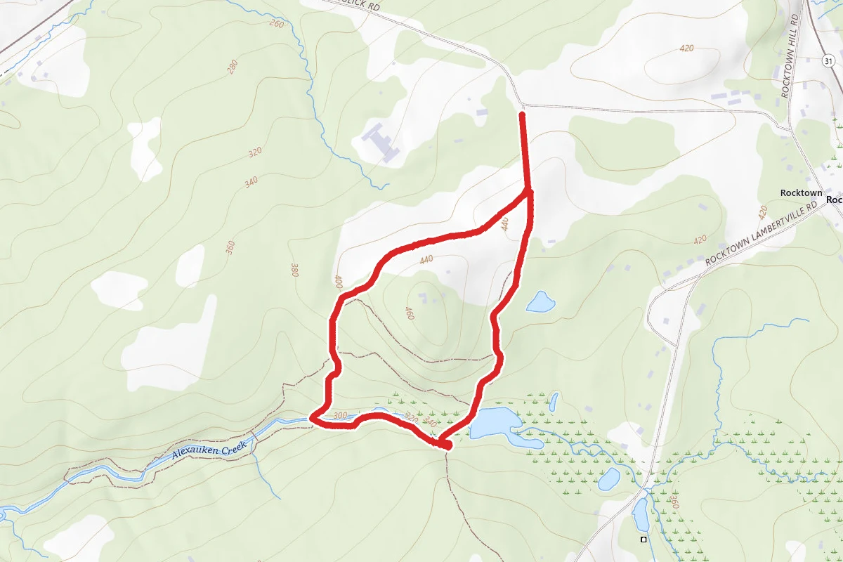 Hedgreow Trail, South Creekside Trail, and Northern Hill Trail Loop