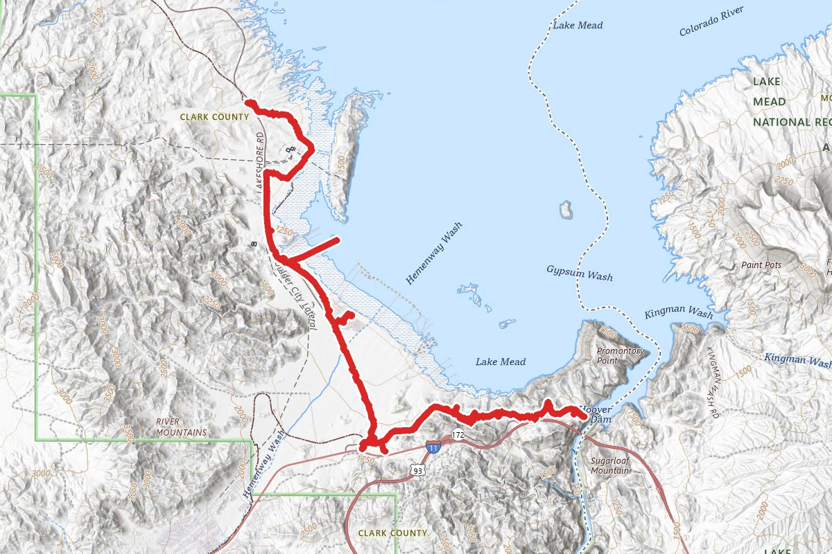 Lake Mead Rail Road Bike Ride