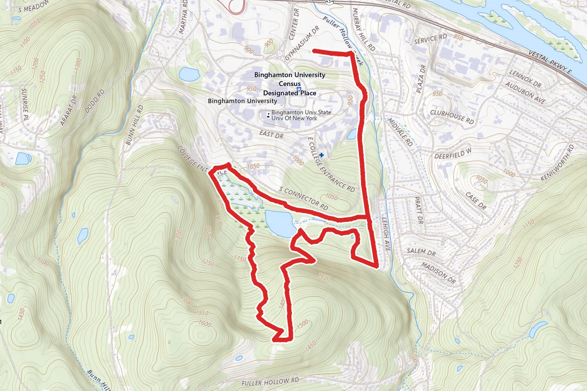 Pipeline, Marsh, Saddle and Ravine Trail
