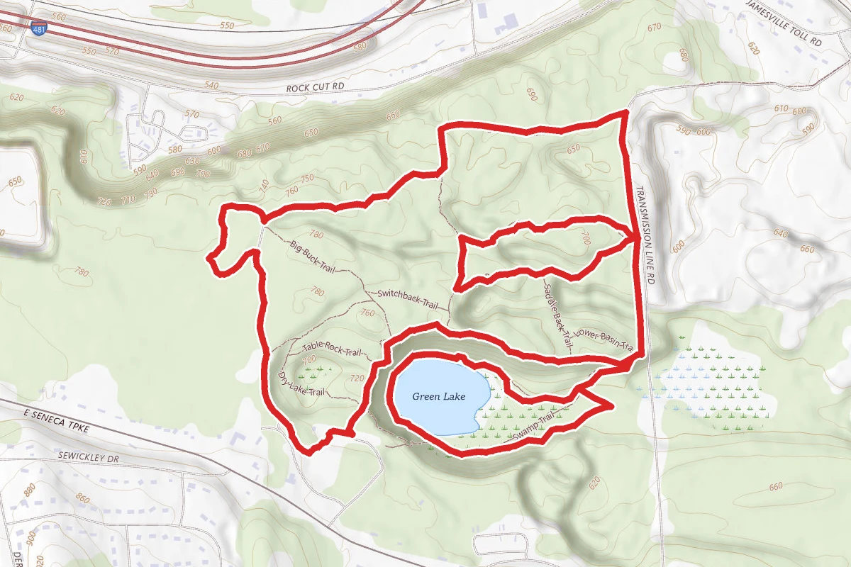 Mildred Faust, Long Trail and Glacier Lake