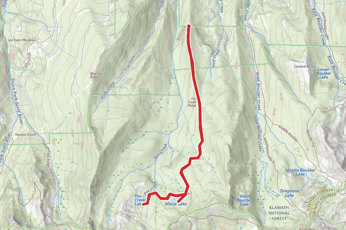 Fox Creek and Mavis Lakes