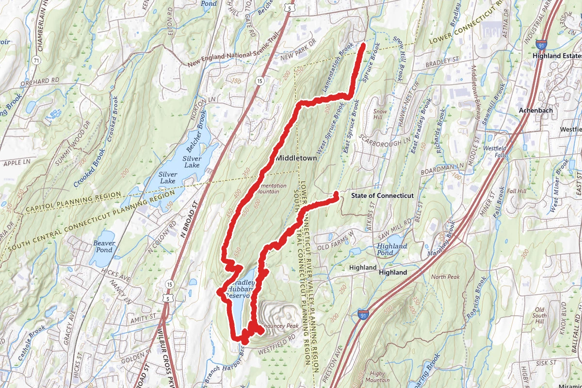 CT NET Section 13 (Mattabesett Trail)