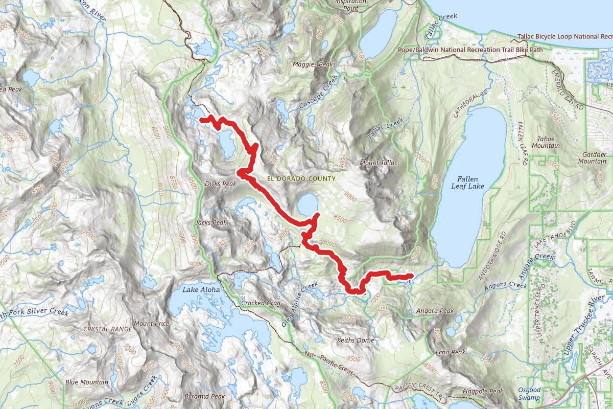 Gilmore Lake, Dicks Lake, Fontanillis Lake