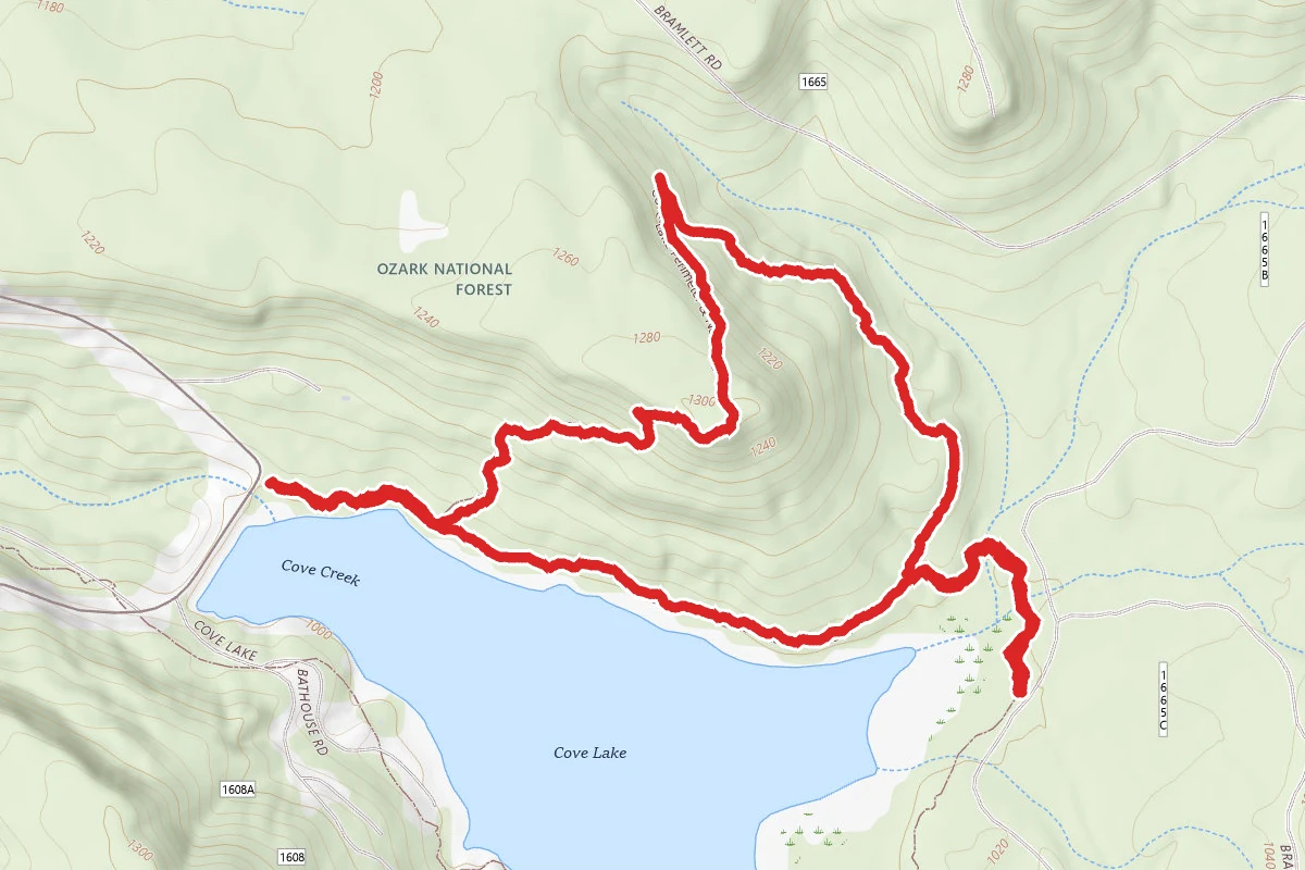 Cove Lake East Trail