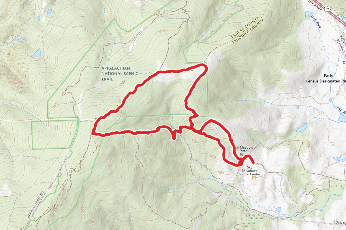 Piedmont Overlook, Ambassador Whitehouse and North Ridge Trail