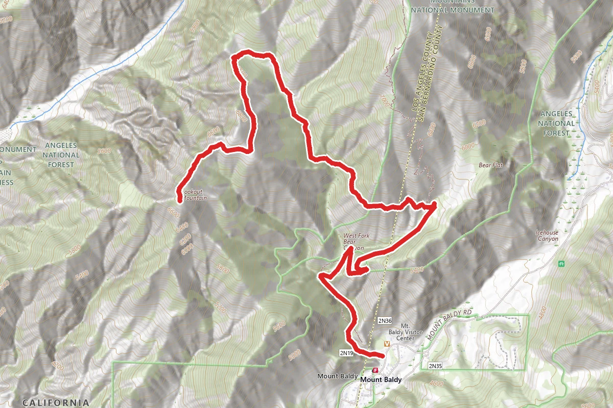 Lookout Mountain via Bear Canyon Trail