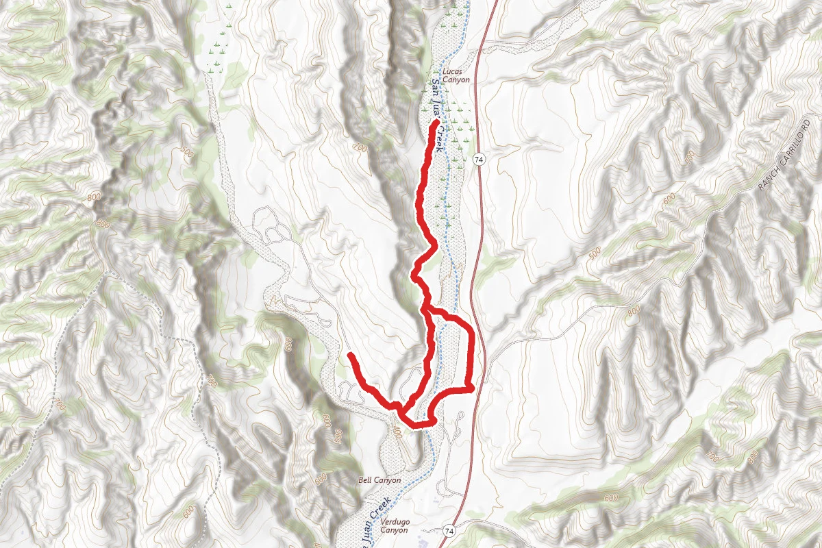 Juaneno Trail to San Juan Creek Trail