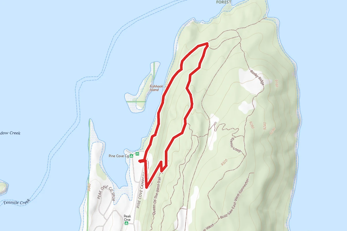 Switchbacks to Riech's and Olympians Links