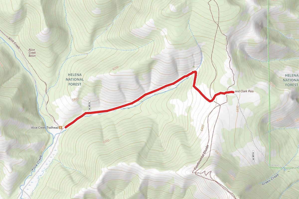 Lewis and Clark Pass Trail
