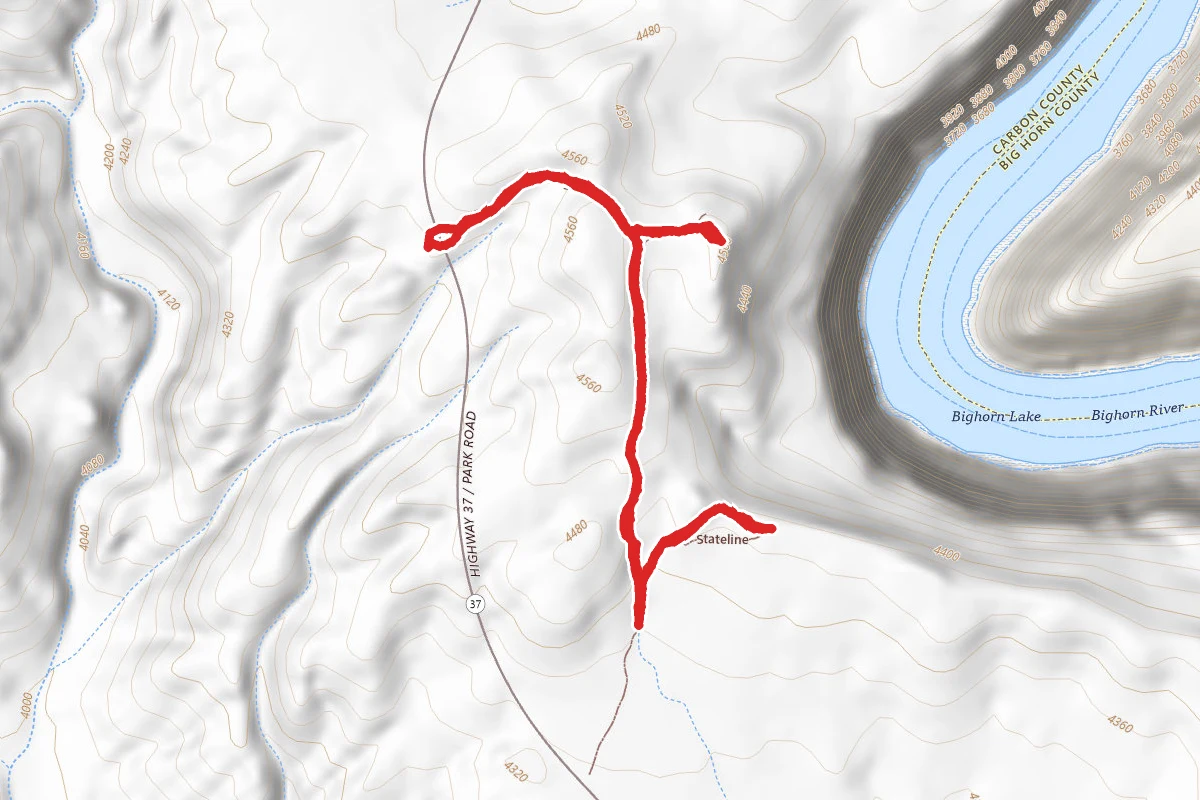 Rangers Delight to State Line Trail