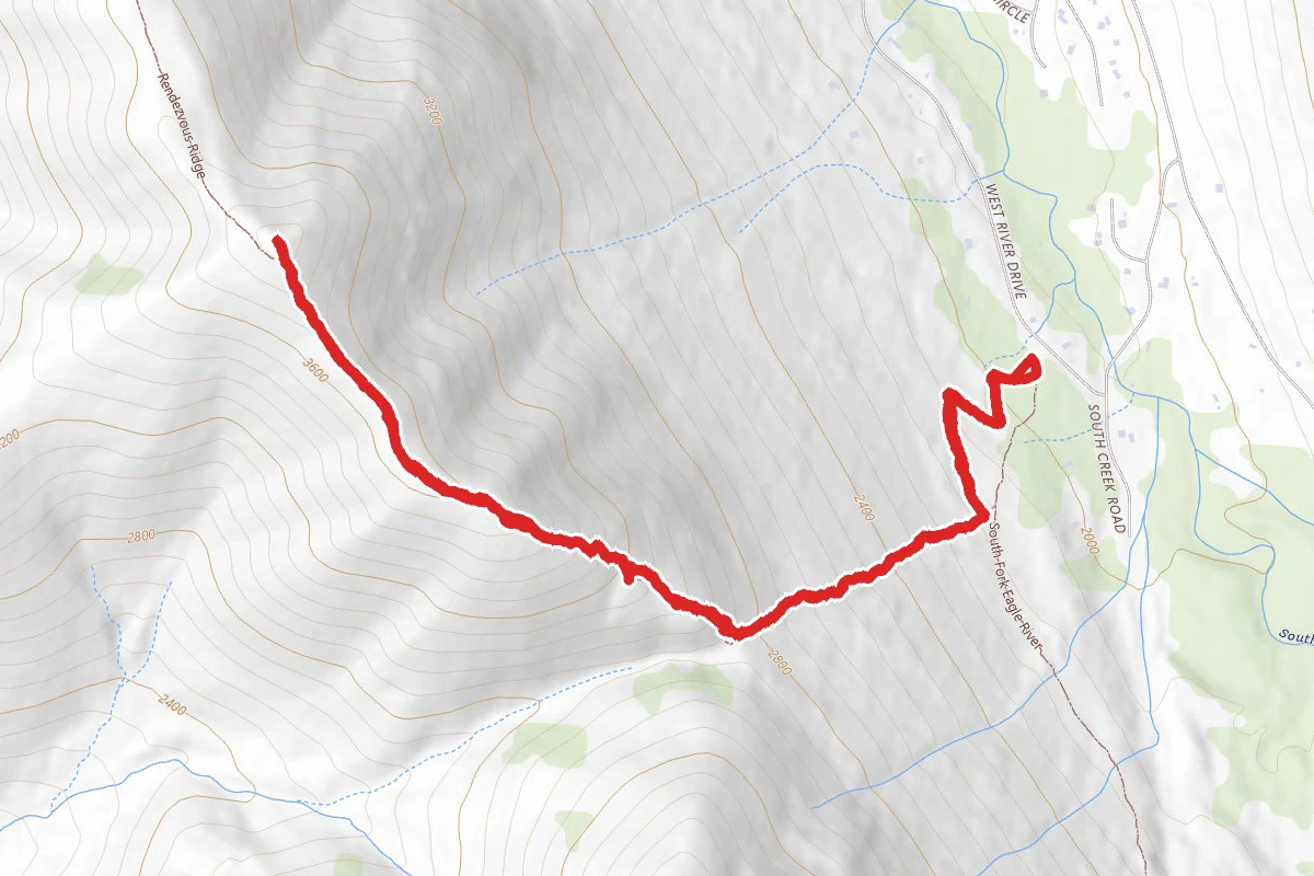 Hunter Pass and South Fork Ridgeline via South Fork Eagle River Trail
