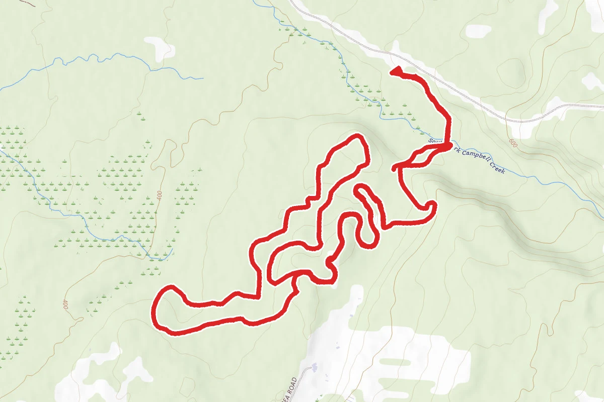 Double Bubble and Richter Loop to BLM Ridge Trail
