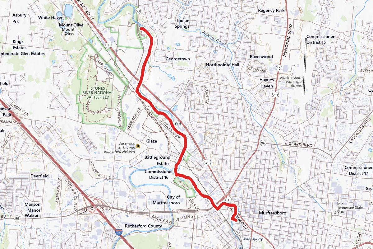 Murfreesboro Greenway System