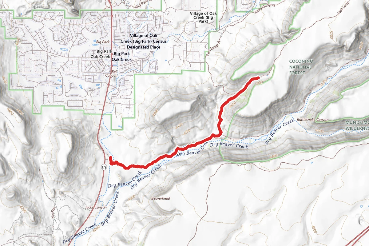 Hot Loop via Woods Canyon