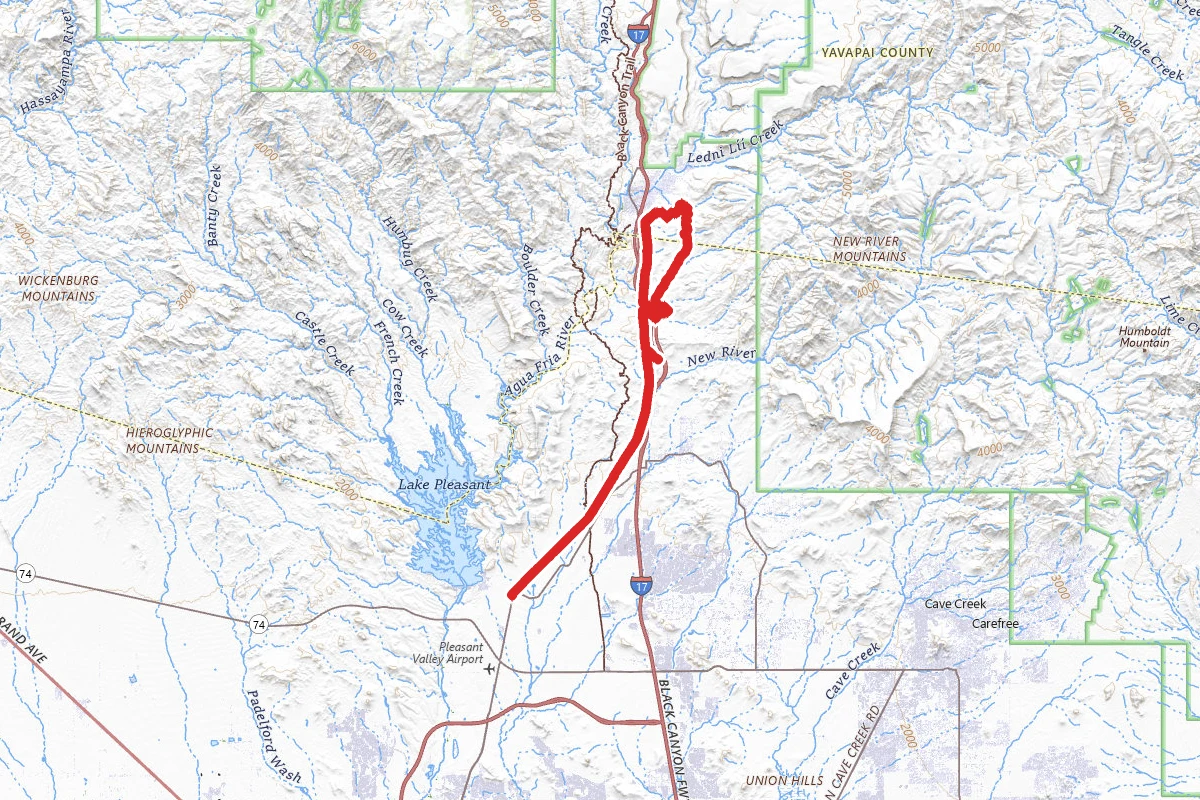 Pipeline Power Lines OHV Trail