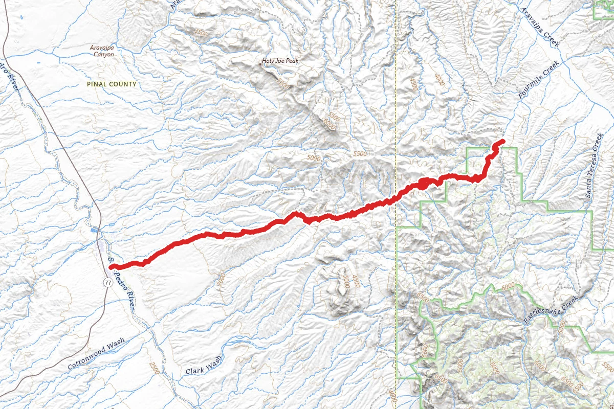 Copper Creek Mining District OHV Trail