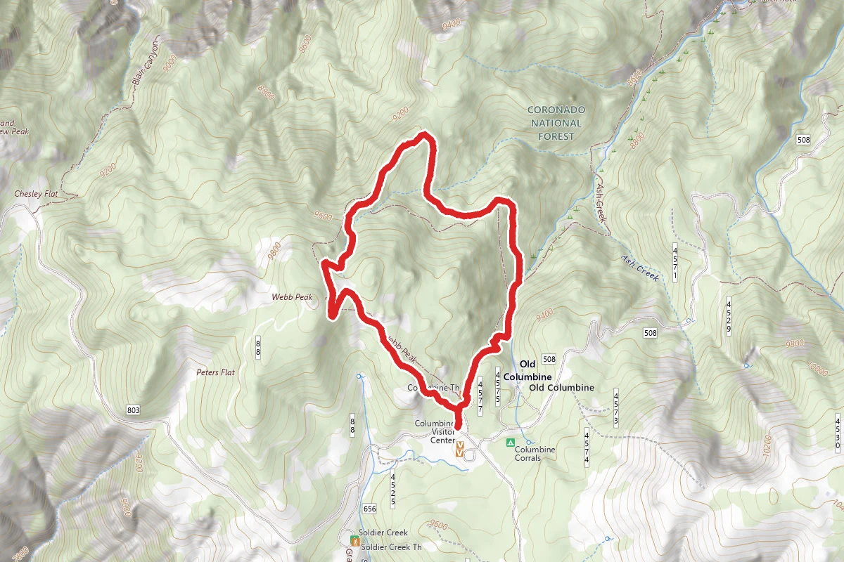 Webb Peak Trail Loop