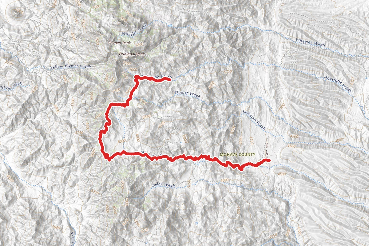 Moss Wash OHV Trail