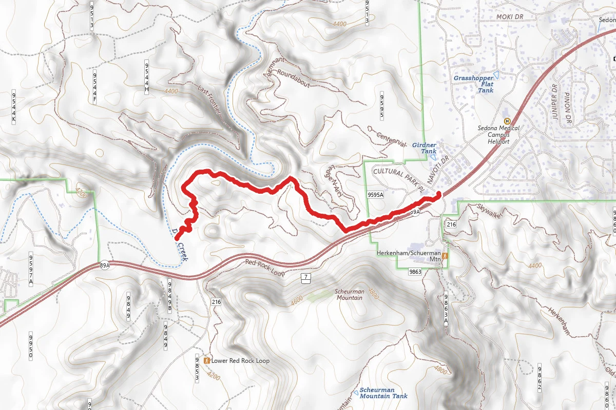Ledge-N-Airy, Drano Trail
