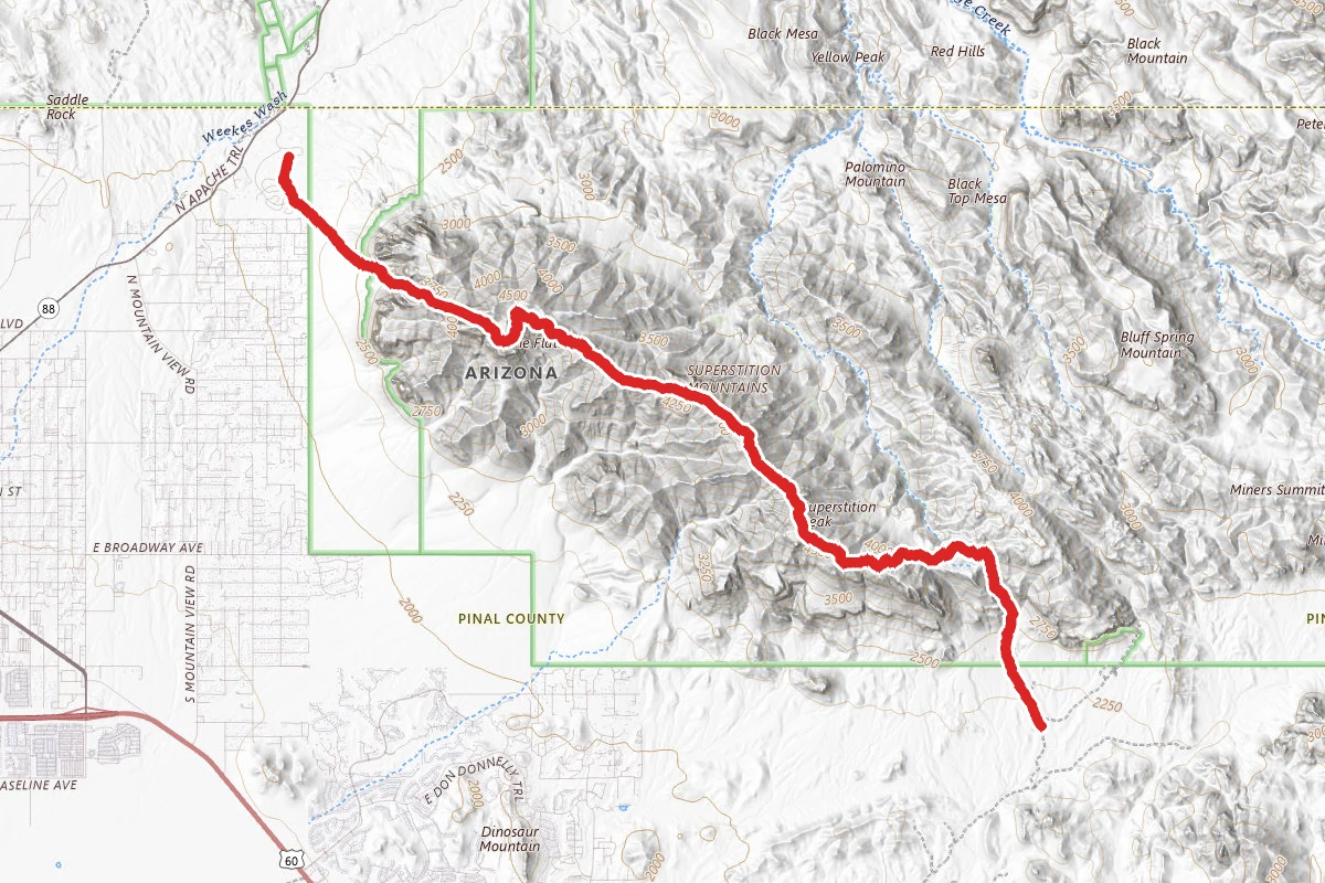 Superstition Ridgeline Trail