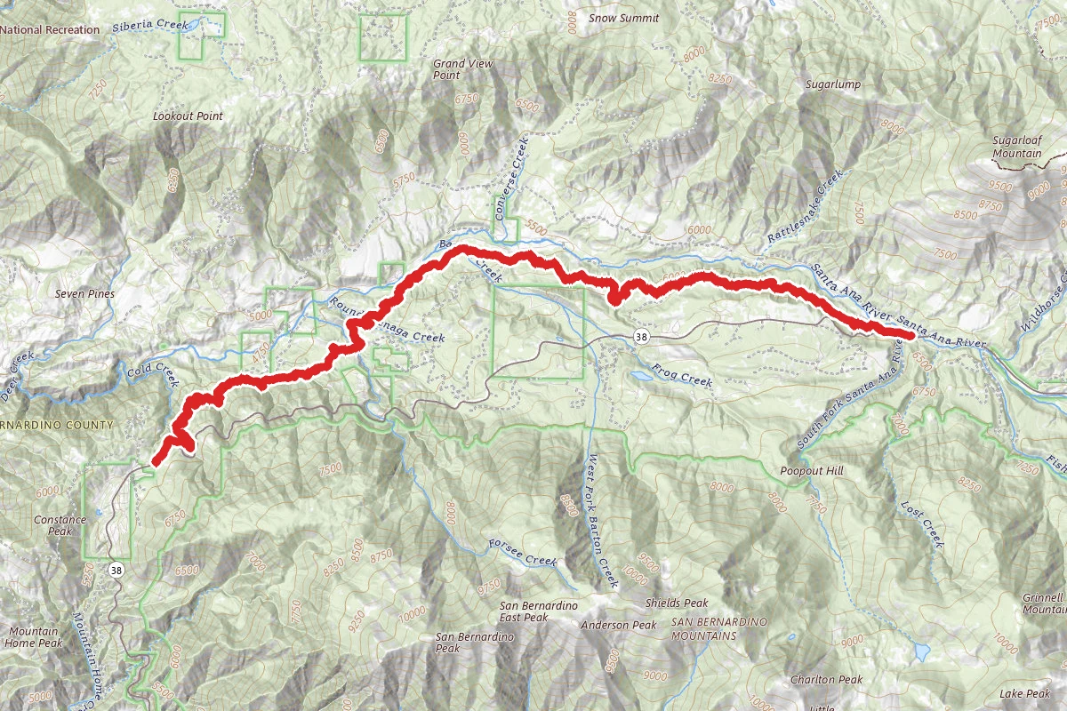 Santa Ana River Trail Shuttle Ride