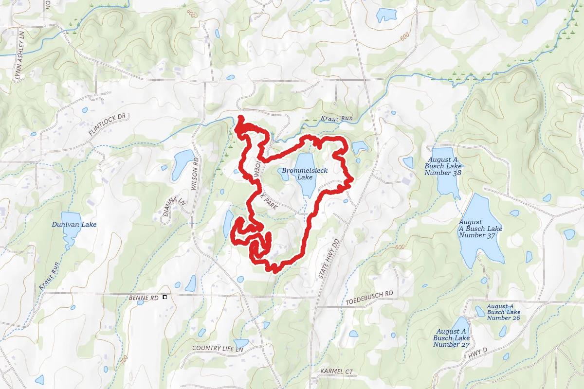Broemmelsiek Trail
