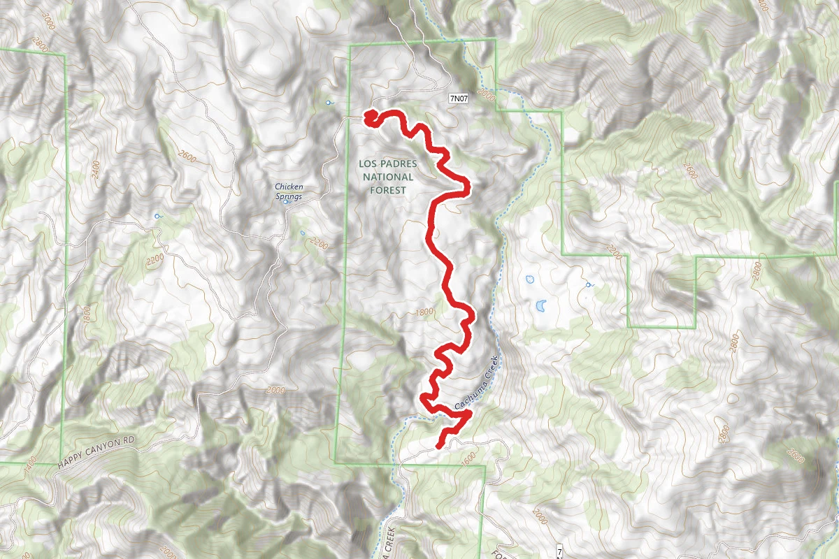 Happy Canyon Road Trail