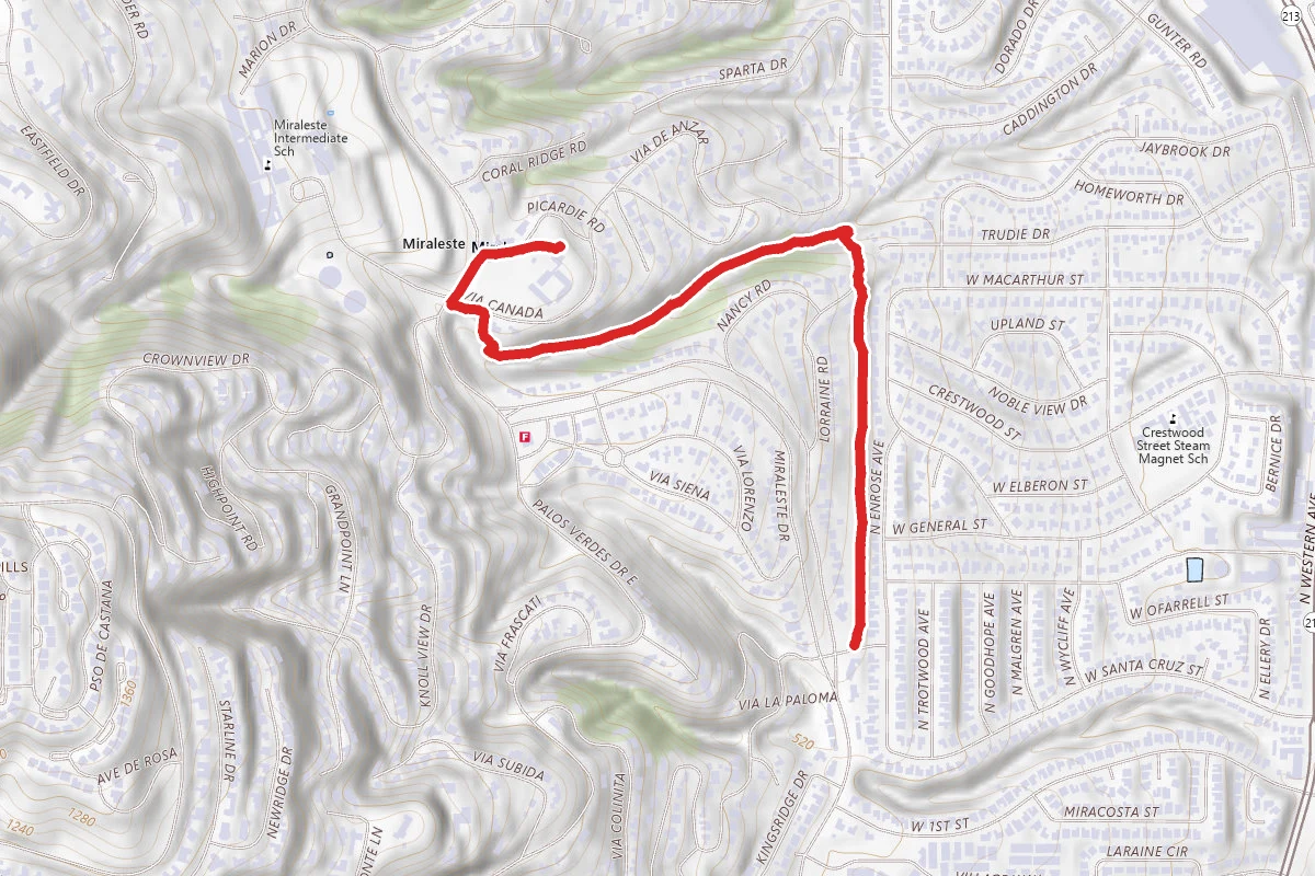Canada Trail and Lorraine Trail