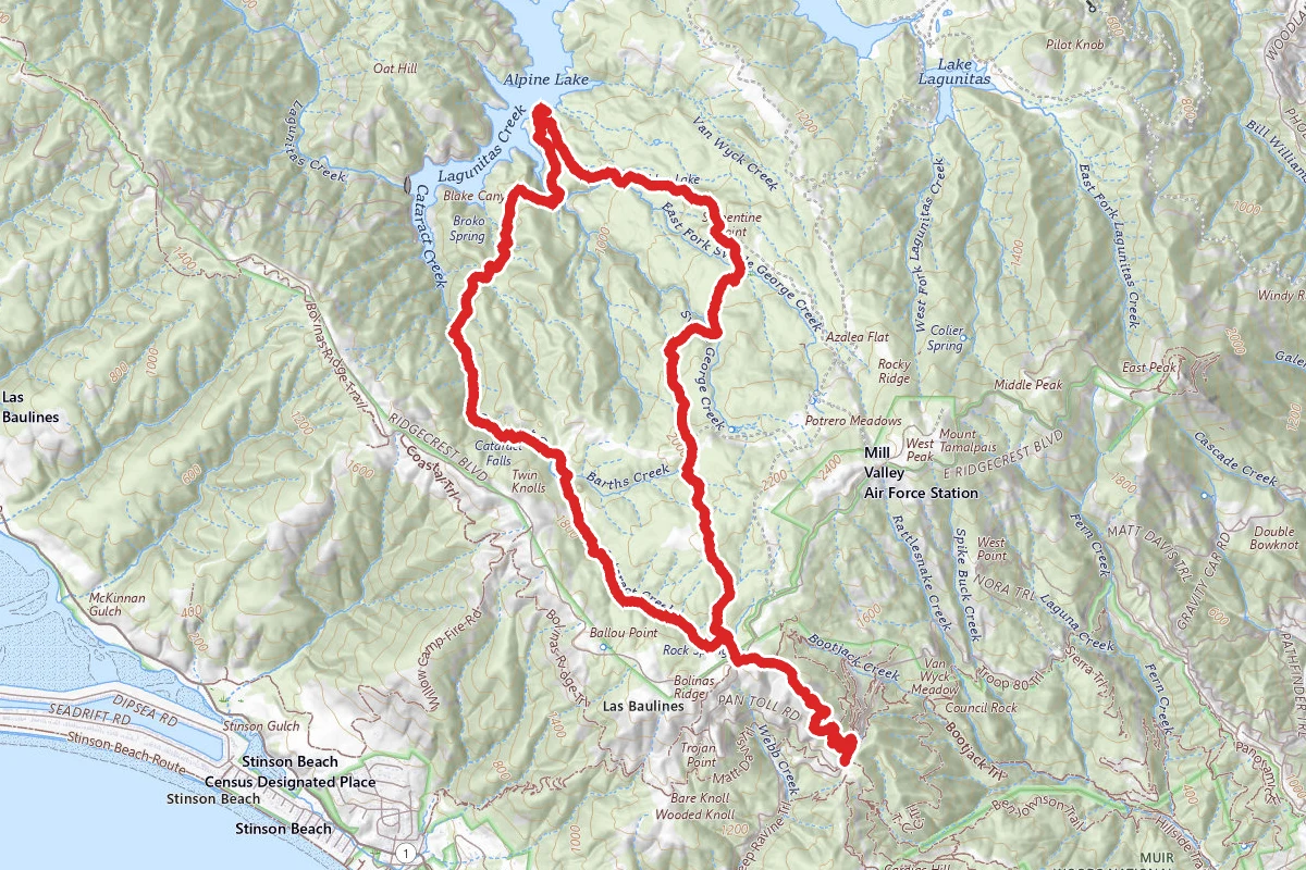 Simmons, Kent, Helen Markt and Cataract Trail Loop
