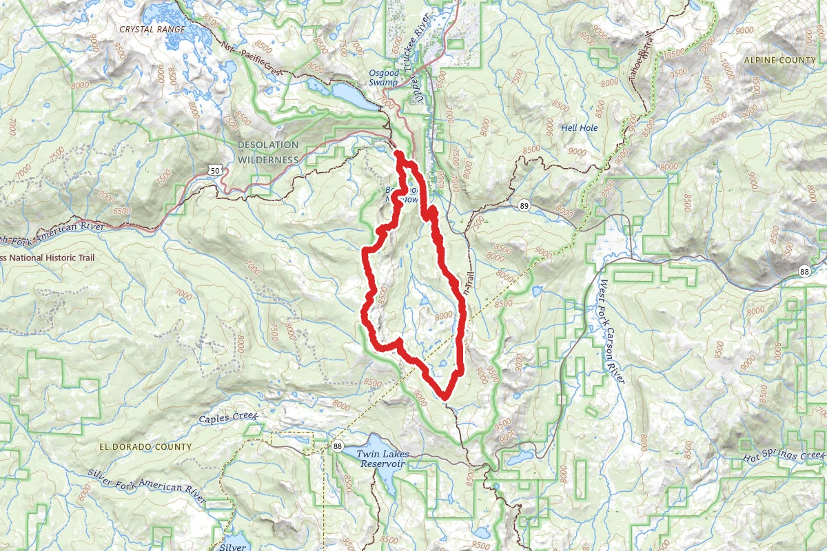 Echo Summit to Meiss Meadow Loop