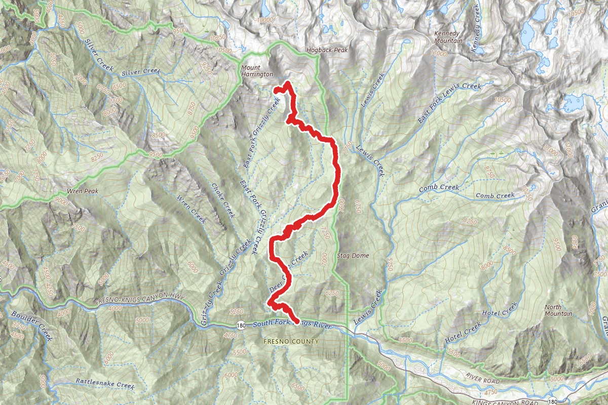Deer Cove Trail to Grizzly Lakes