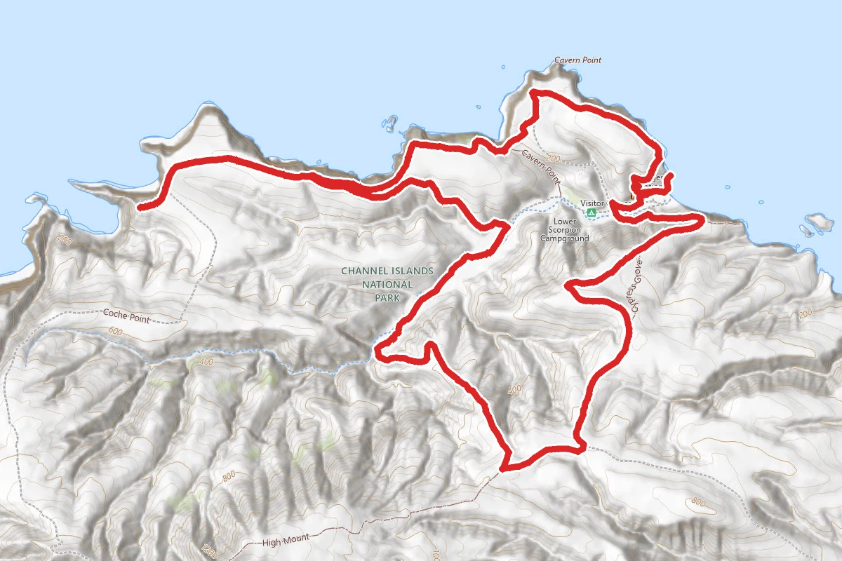 Smugglers Road, Scorpion Canyon and Potato Harbor