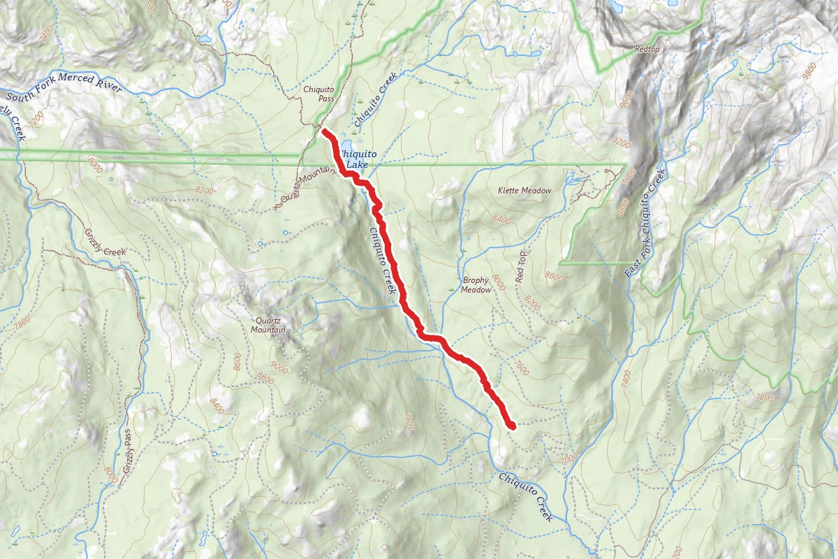 Chiquito Lake Trail