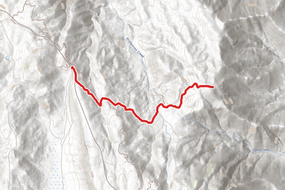 Oriflamme Mountain Trail