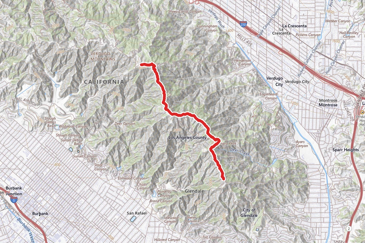 Verdugo Peak Bagger's Loop