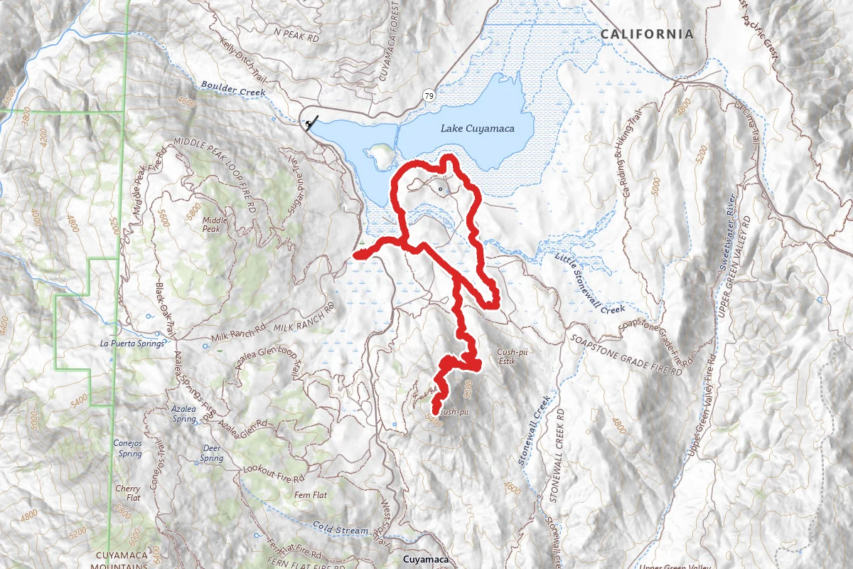 Trout Pond to Stonewall Peak