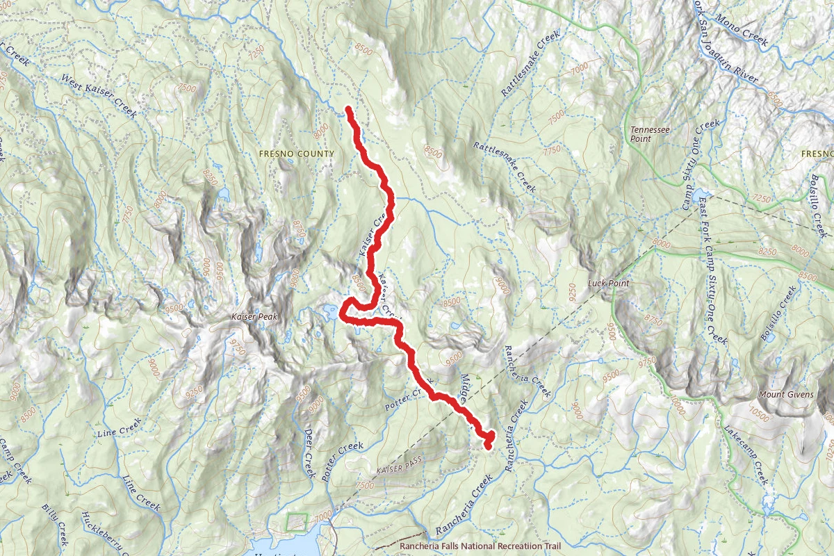 Upper Twin Lakes To Sample Meadow Campground