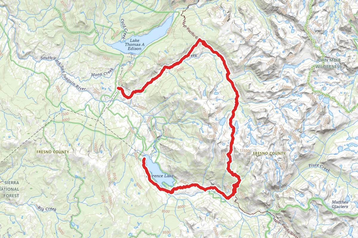 Bear Diversion to Florence Lake