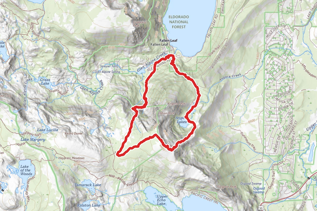 Lily Lake to Echo Peak