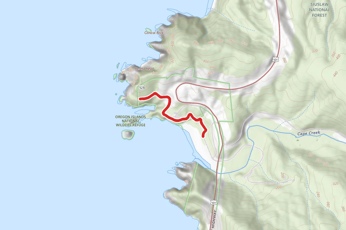 Heceta Head Lighthouse Trail