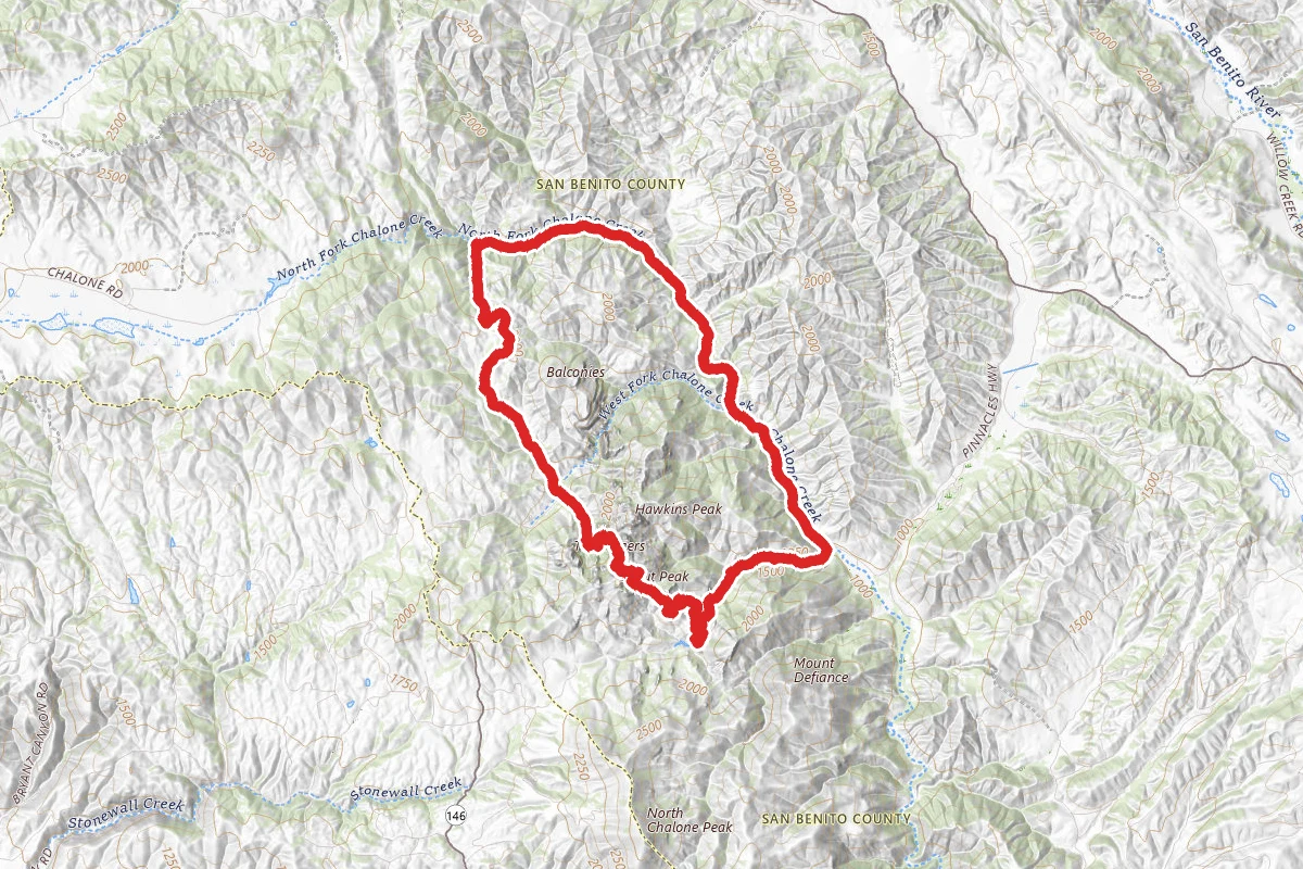 North Wilderness, Bear Gulch, and High Peaks Trails Loop