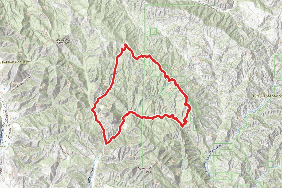 Tepusquet to Colson Ridge Loop
