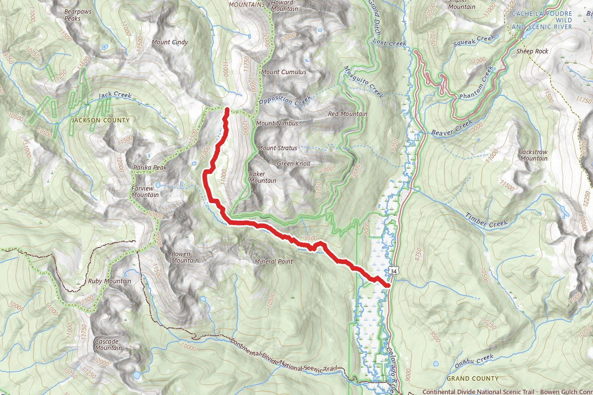 Baker Pass via Baker Gulch