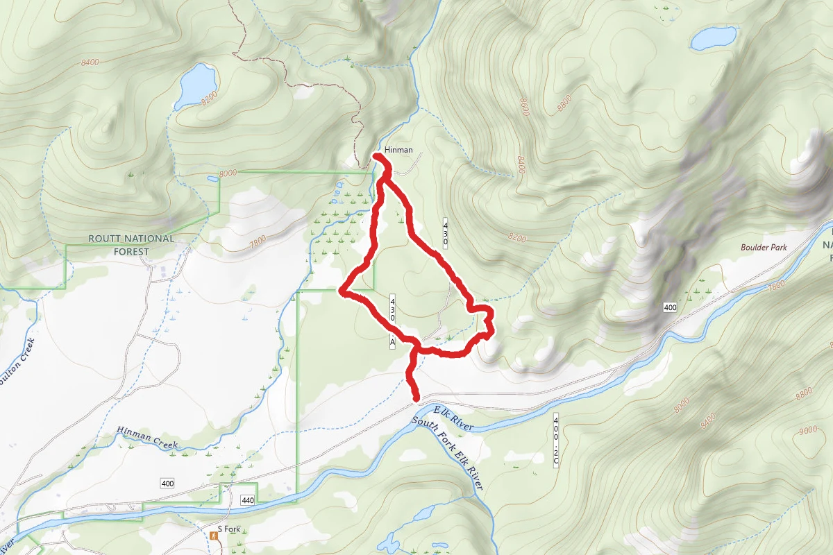 Hinman Creek Loop via Hambone Overlook