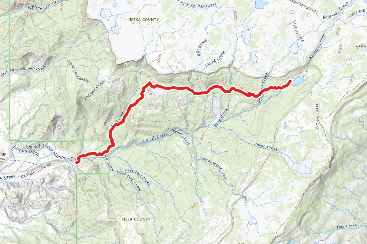 Coal Creek Basin Trail