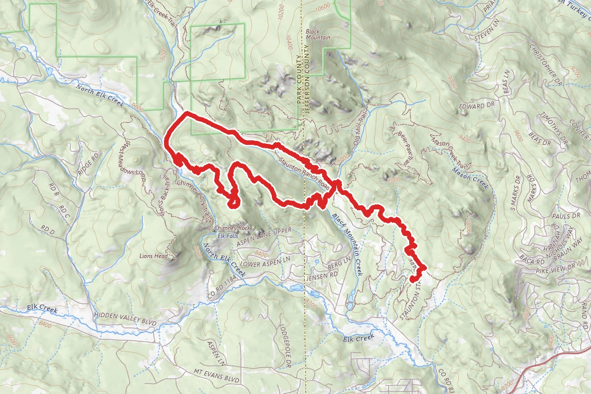 Marmot Passage Loop via Staunton Ranch Trail