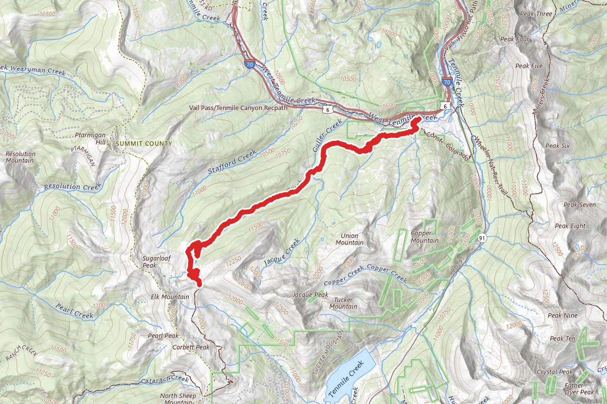 Searle Pass Trail